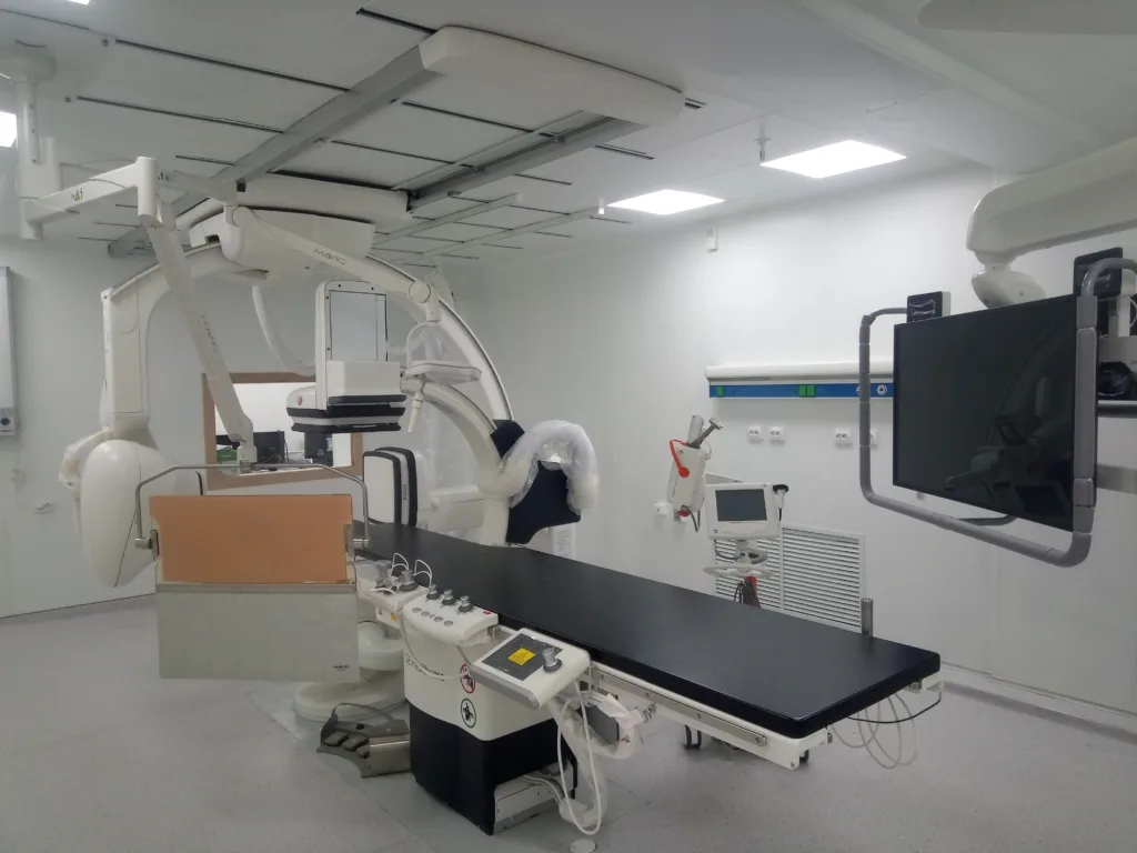 Завершилась инсталляция ангиографической установки Innova IGS 6 в Центре перинатологии и детской кардиохирургии города Алматы